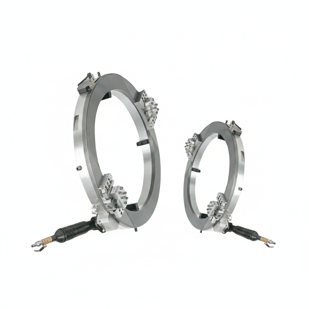 cold pipe cutting and beveling machine