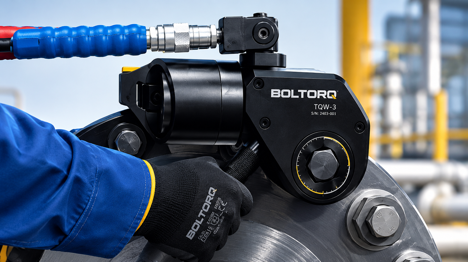 hydraulic bolt torquing