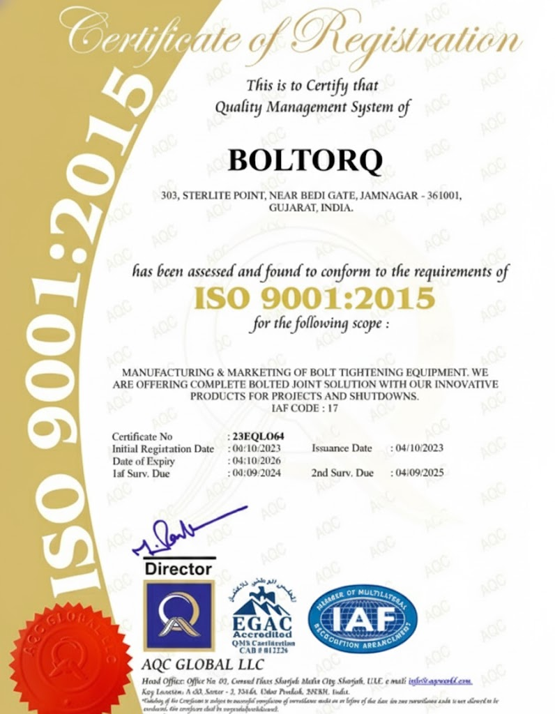ISO 9001:2015 CERTIFIED